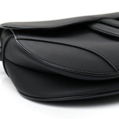 Christian Dior Ultra Matte Calfskin Saddle Bag Black 8 of 9