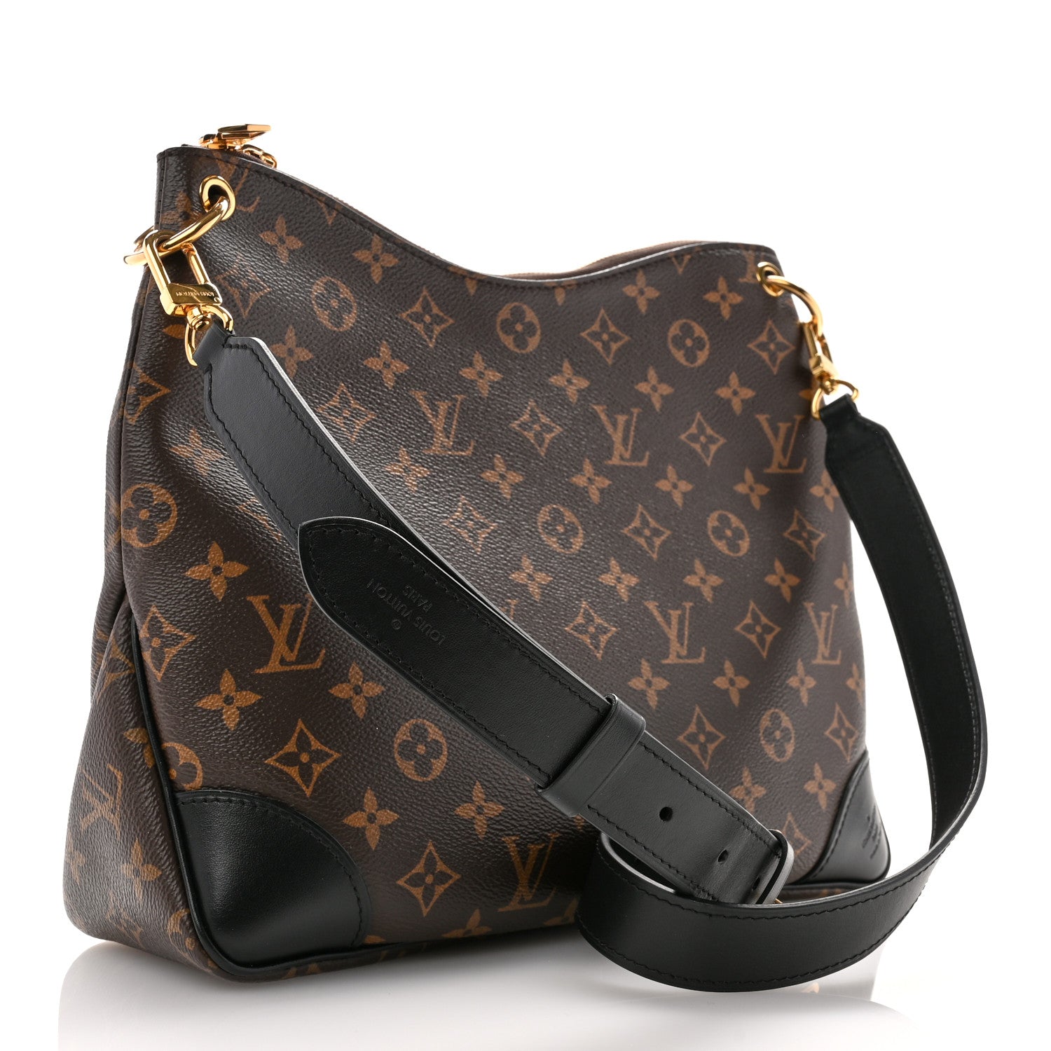 Louis Vuitton Monogram Odeon MM Black 3 of 9