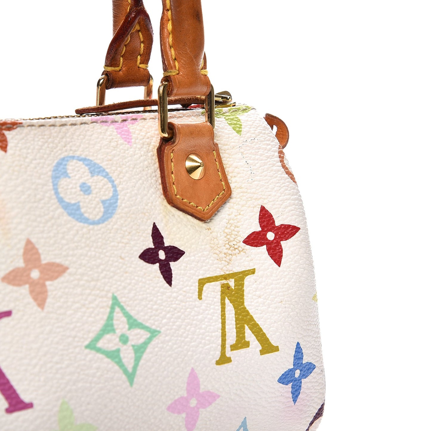 Monogram Multicolor Mini Sac HL Speedy White