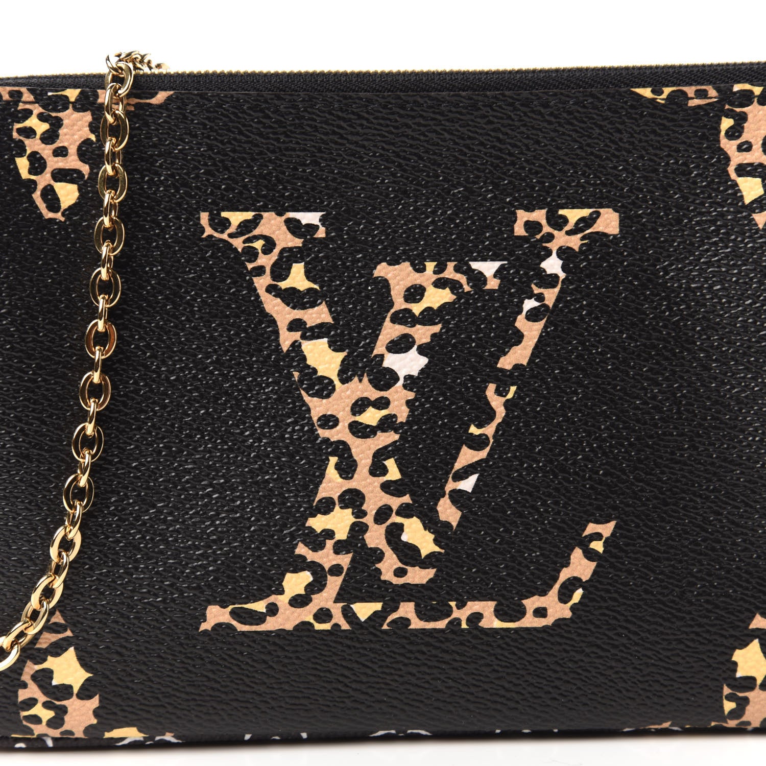 Louis Vuitton Monogram Giant Jungle Pochette Double Zip Black 10 of 10