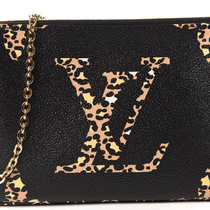 Louis Vuitton Monogram Giant Jungle Pochette Double Zip Black 10 of 10