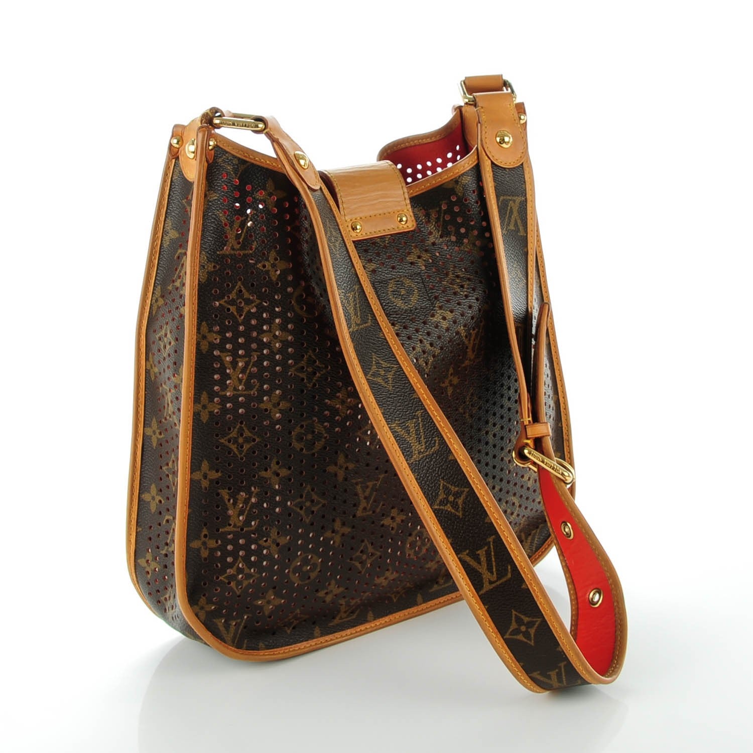 Louis Vuitton Monogram Perforated Musette Orange 3 of 6