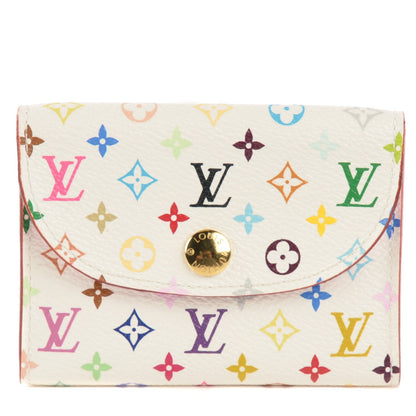 Louis Vuitton Monogram Multicolor Business Card Holder White Litchi 1 of 7