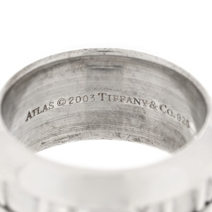 Tiffany Sterling Silver Atlas Band Ring 51 5.75 4 of 4