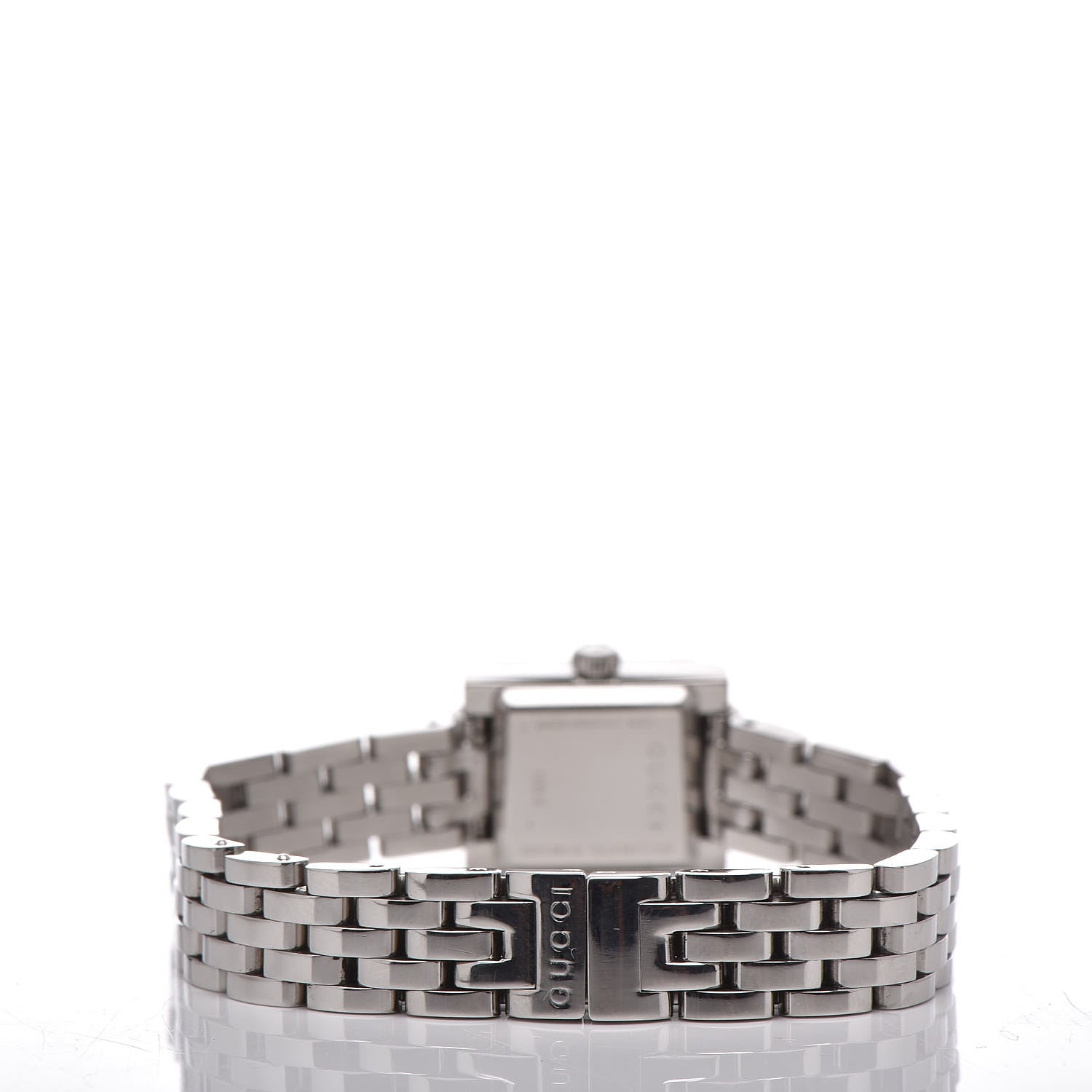 Gucci Stainless Steel 14mm G-Frame Square Quartz Watch Black 4 of 7