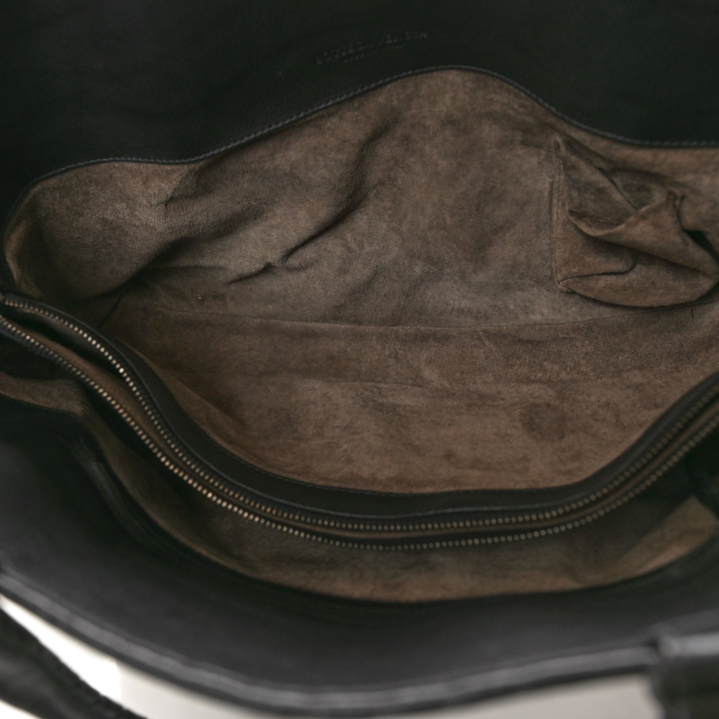 Intrecciato Rugiada Vintaga Medium Shopper Black