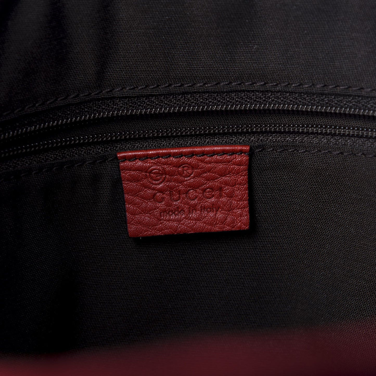 Calfskin Medium Web Dome Bag Red