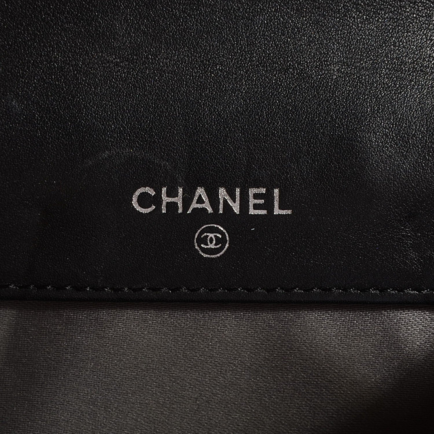 Chanel Patent Camellia Compact Wallet Black 6 of 9