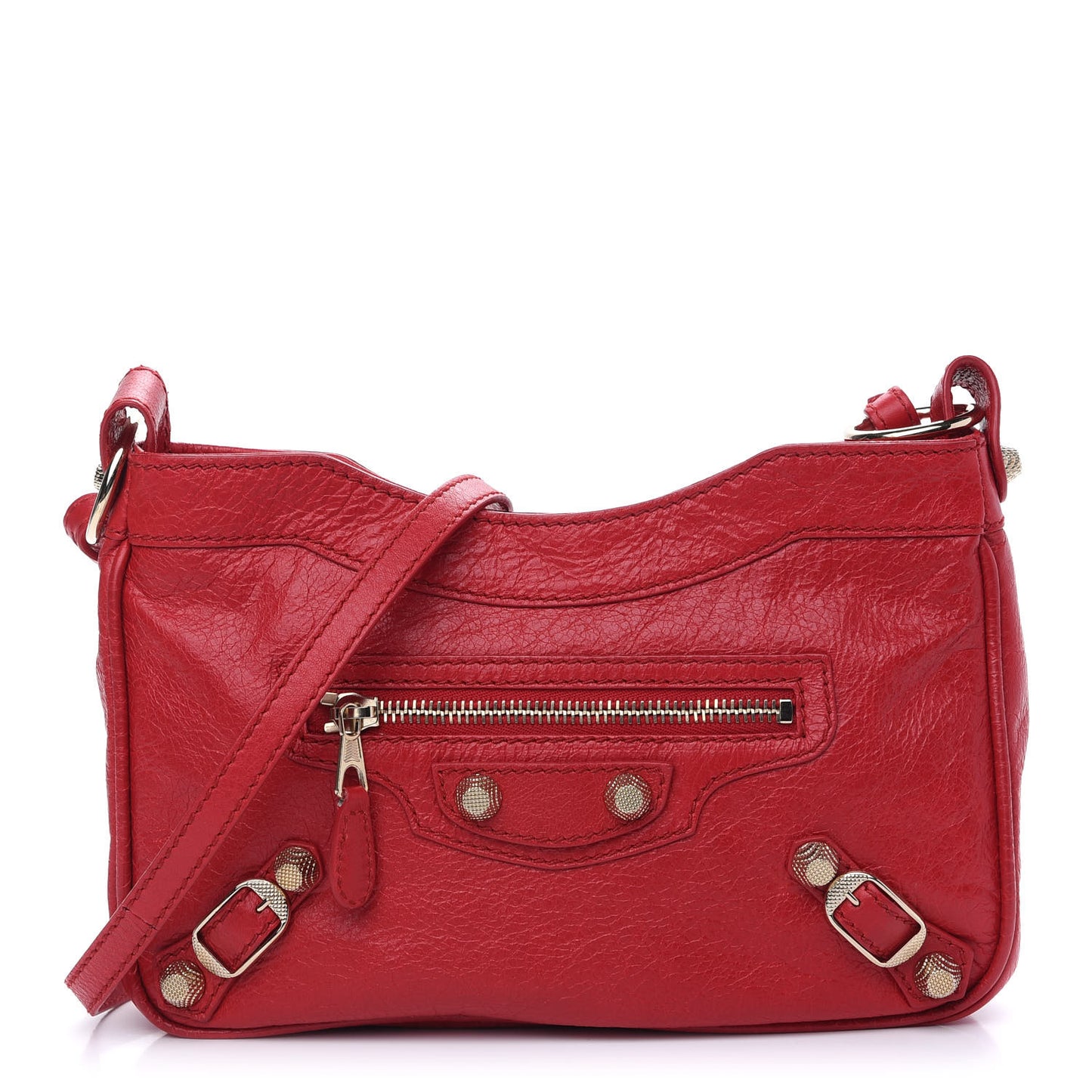 Agneau Giant 12 Gold Hardware Hip Rouge Cardinal