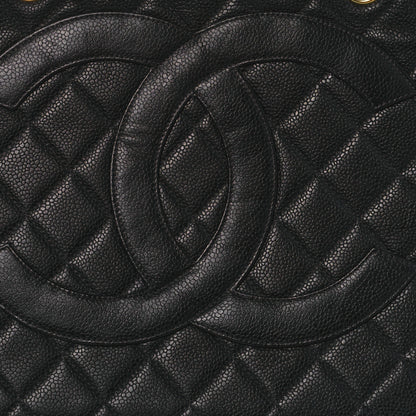 Chanel Caviar Quilted Grand Timeless Tote GTT Black 8 of 15