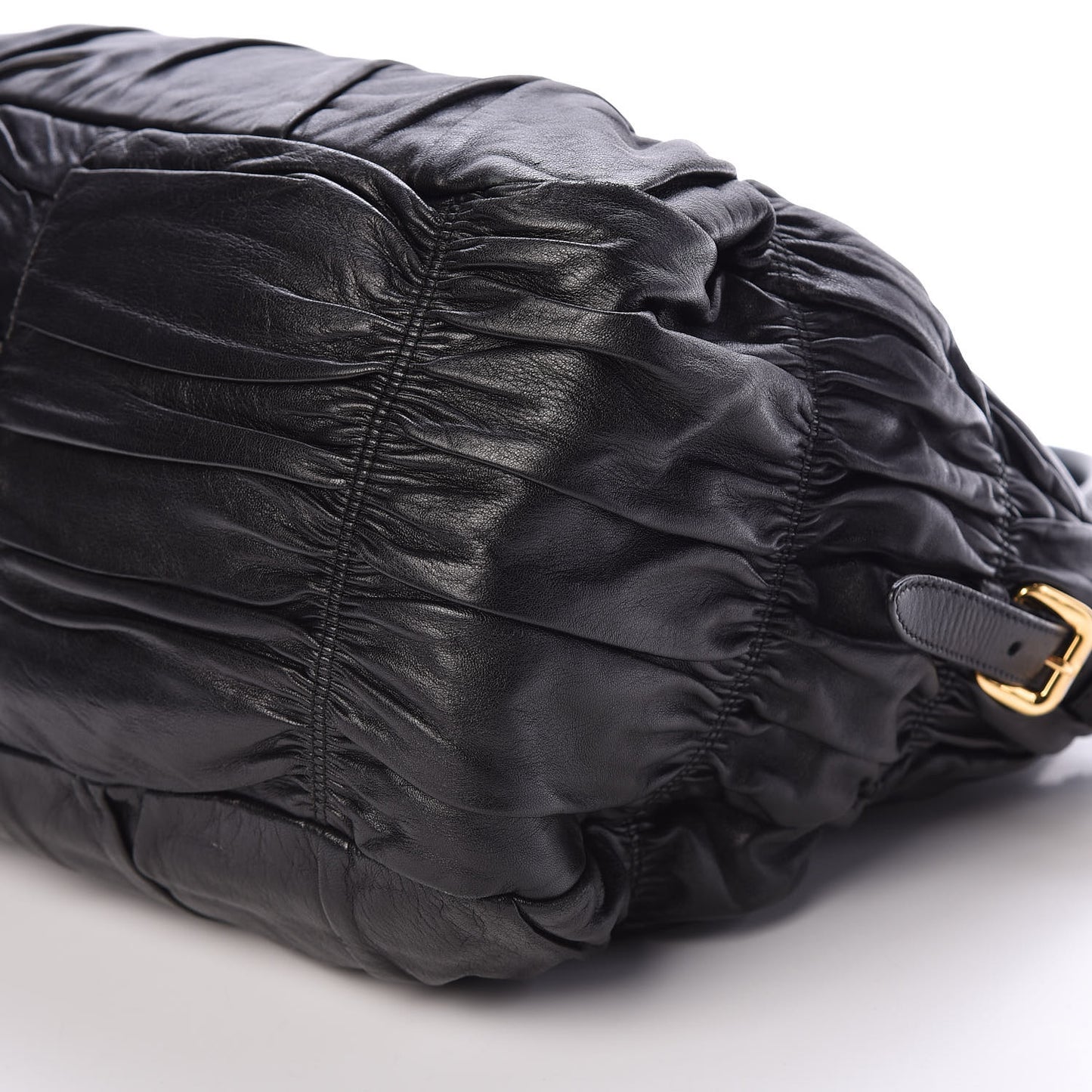 Nappa Gaufre Tote Black