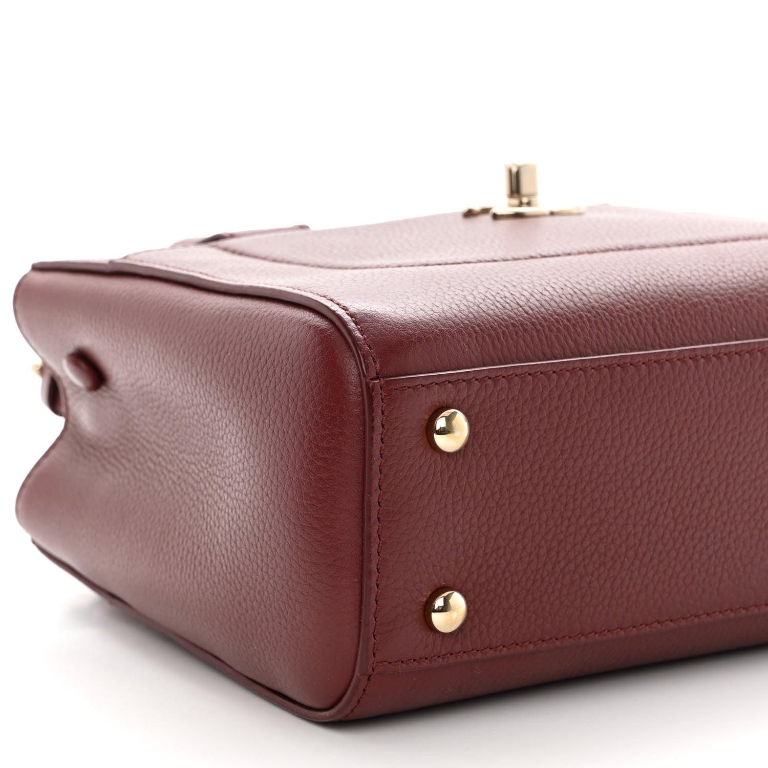 Chanel Grained Calfskin Mini Neo Executive Shopper Tote Burgundy 9 of 10