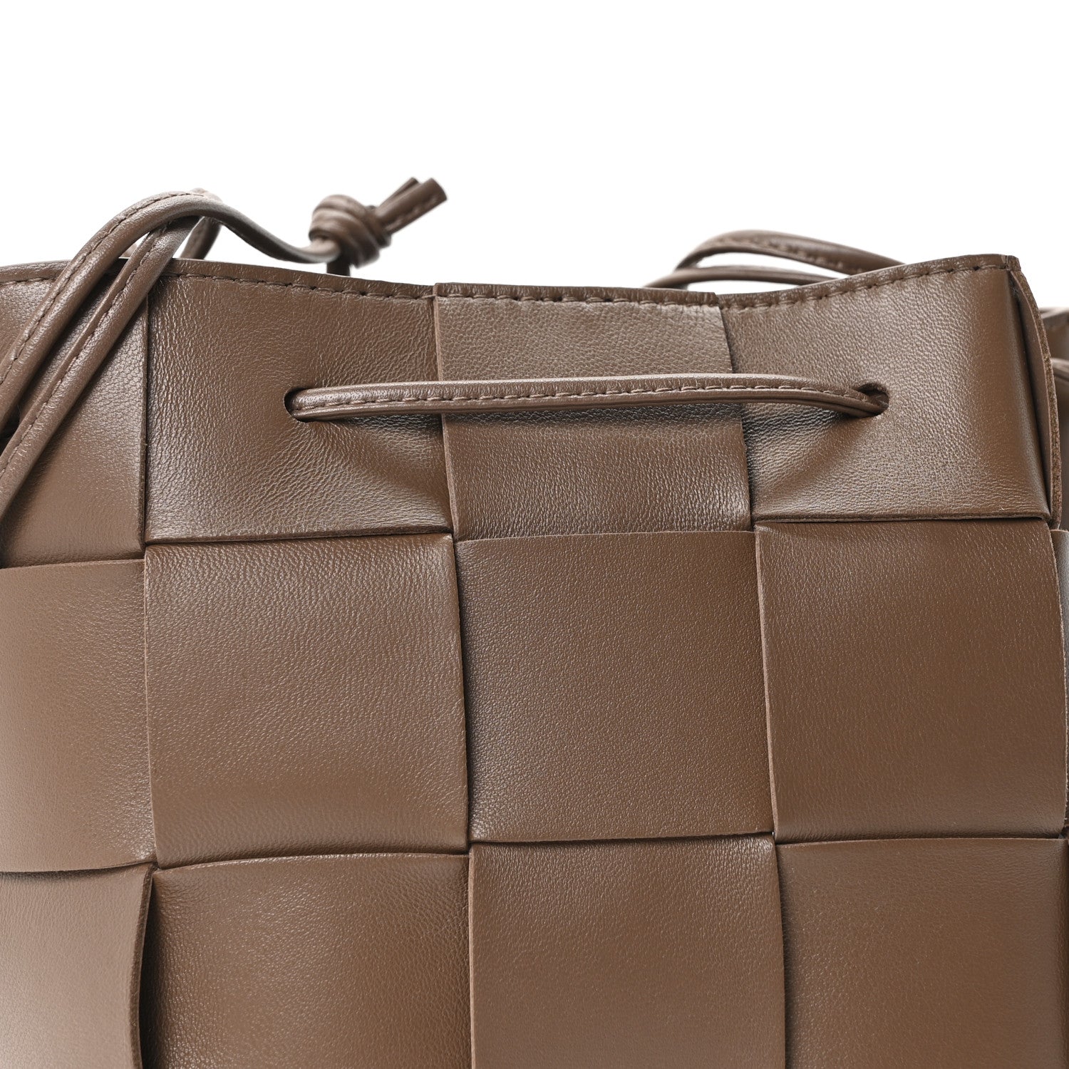 Bottega Veneta Nappa Maxi Intrecciato Small Cassette Bucket Bag
