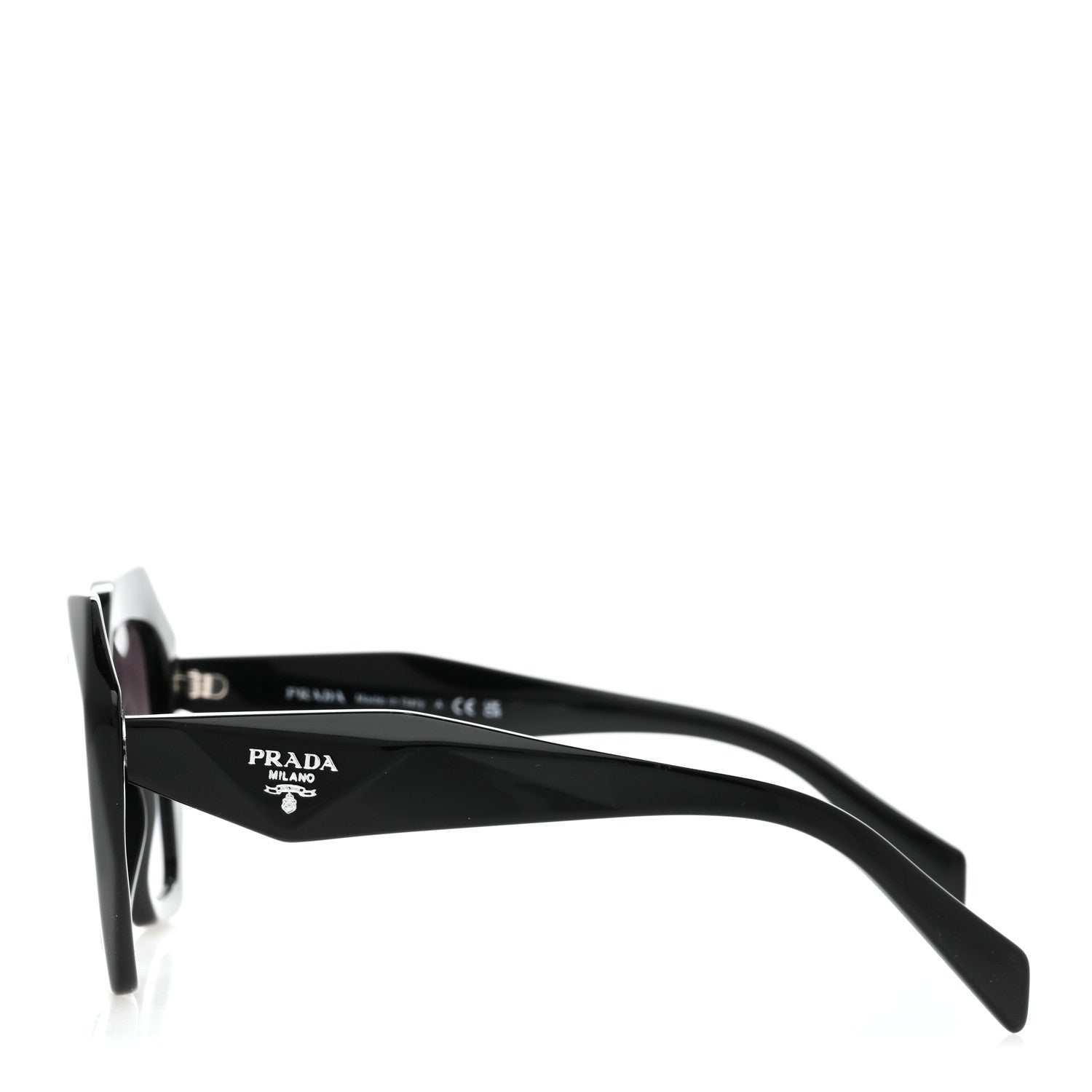 Prada Acetate Sunglasses SPR 16W Black 3 of 8