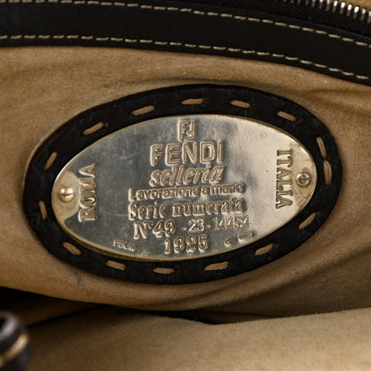 Fendi Cuoio Romano Selleria Shoulder Bag Testa di Moro 6 of 14