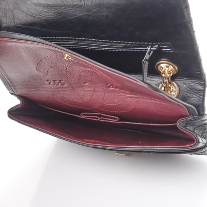 Chanel Aged Calfskin 50th Anniversary 2.55 Reissue 225 Flap Black 5 of 13