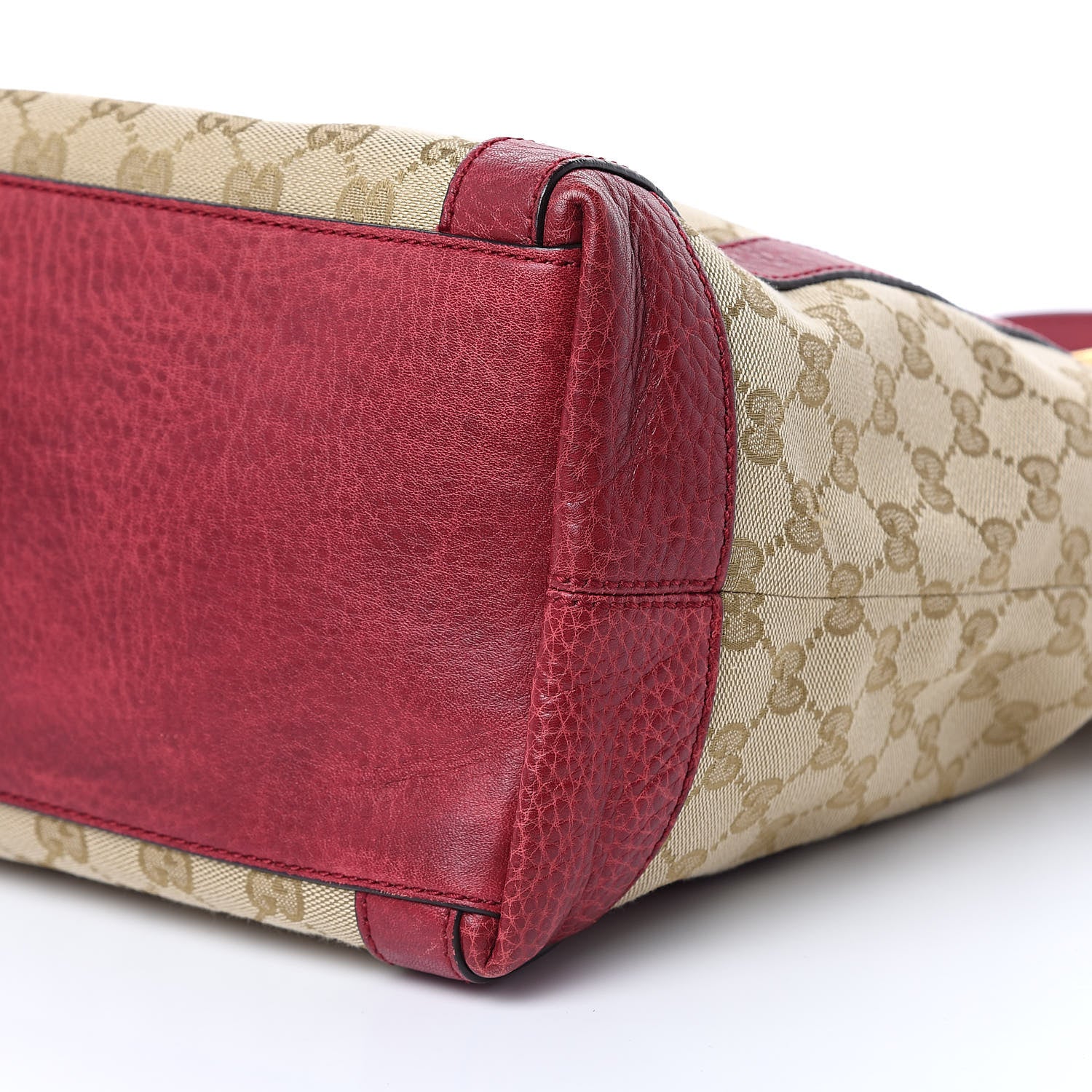 Gucci Monogram Medium Miss GG Top Handle Bag Dark Red 9 of 12