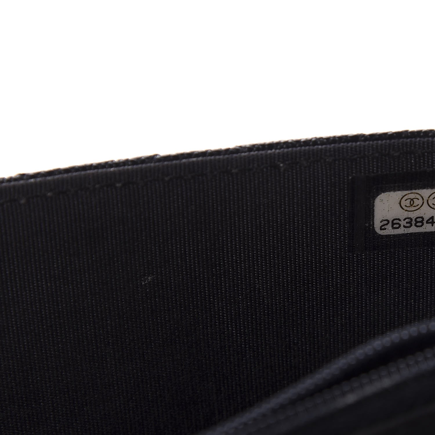 Chanel Caviar Quilted Boy Square Wallet On Chain WOC Navy 10 of 11