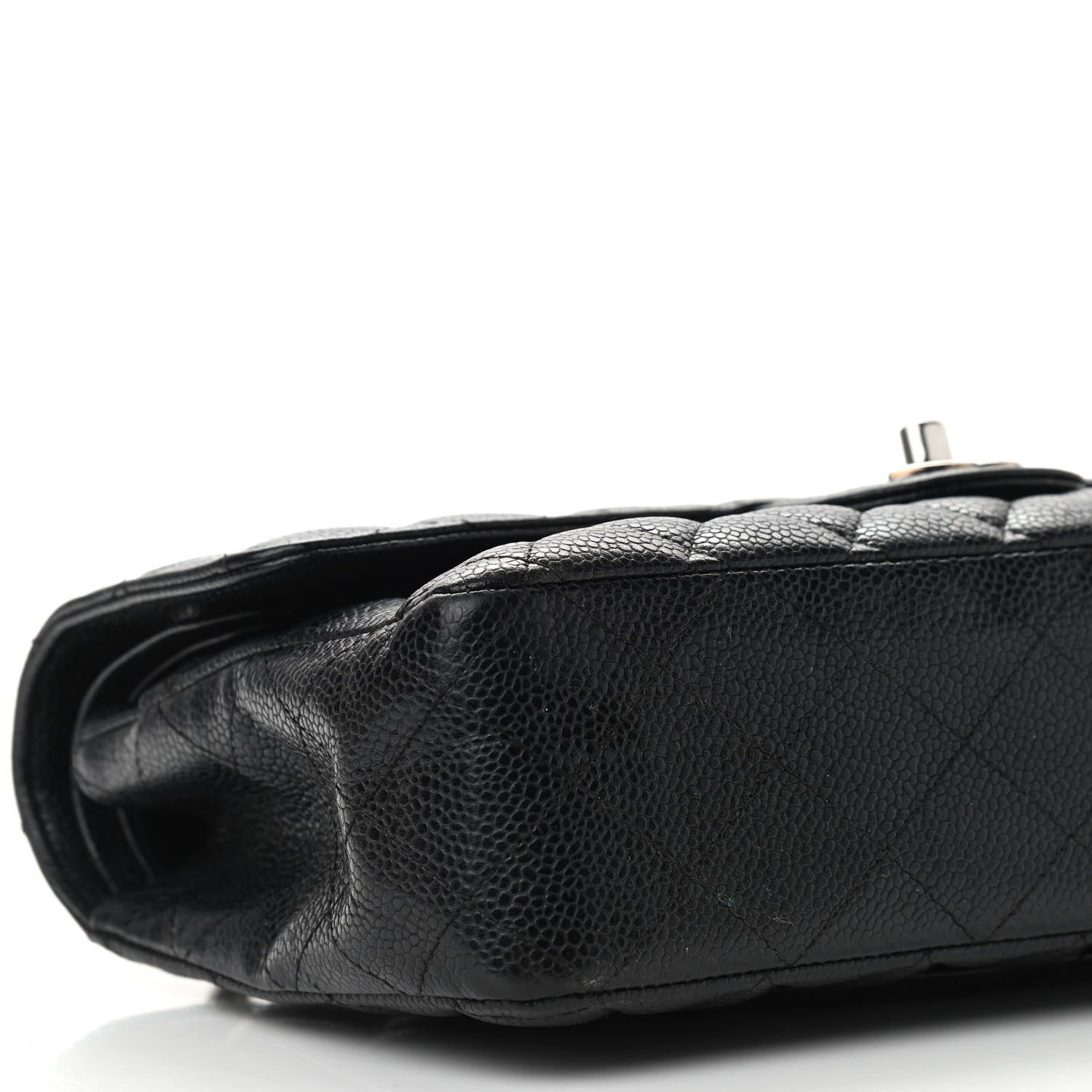 Chanel Caviar Quilted Medium Double Flap Black 10 of 11