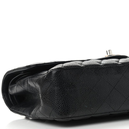 Chanel Caviar Quilted Medium Double Flap Black 10 of 11