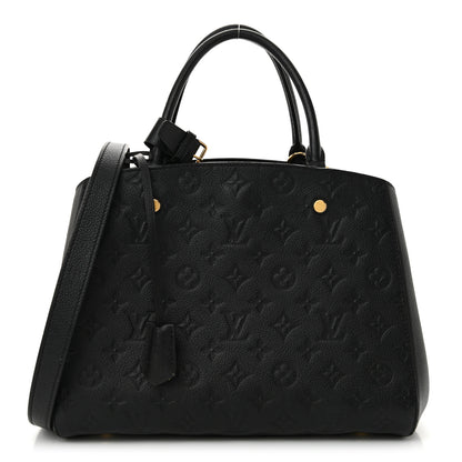 Louis Vuitton Empreinte Montaigne MM Black 1 of 14