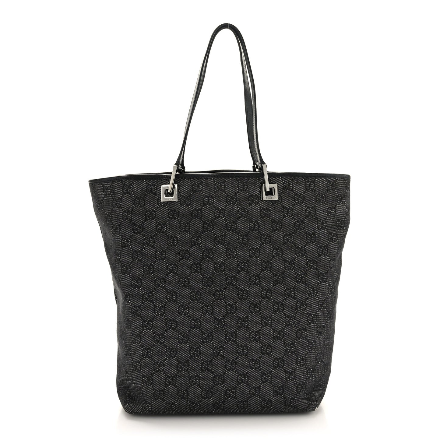 Monogram Large Bucket Tote Black