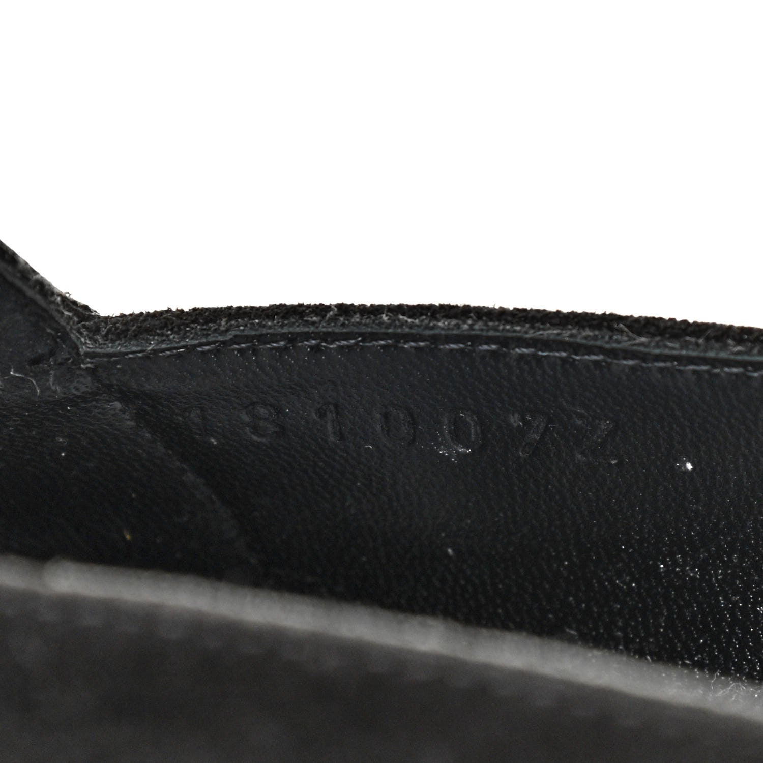 Hermes Satin Suede Goatskin Crystal Roxane Mules 36.5 Black 9 of 9
