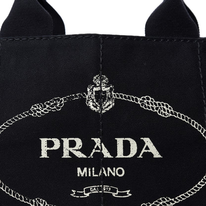 Prada Canapa Logo Tote Black 9 of 9