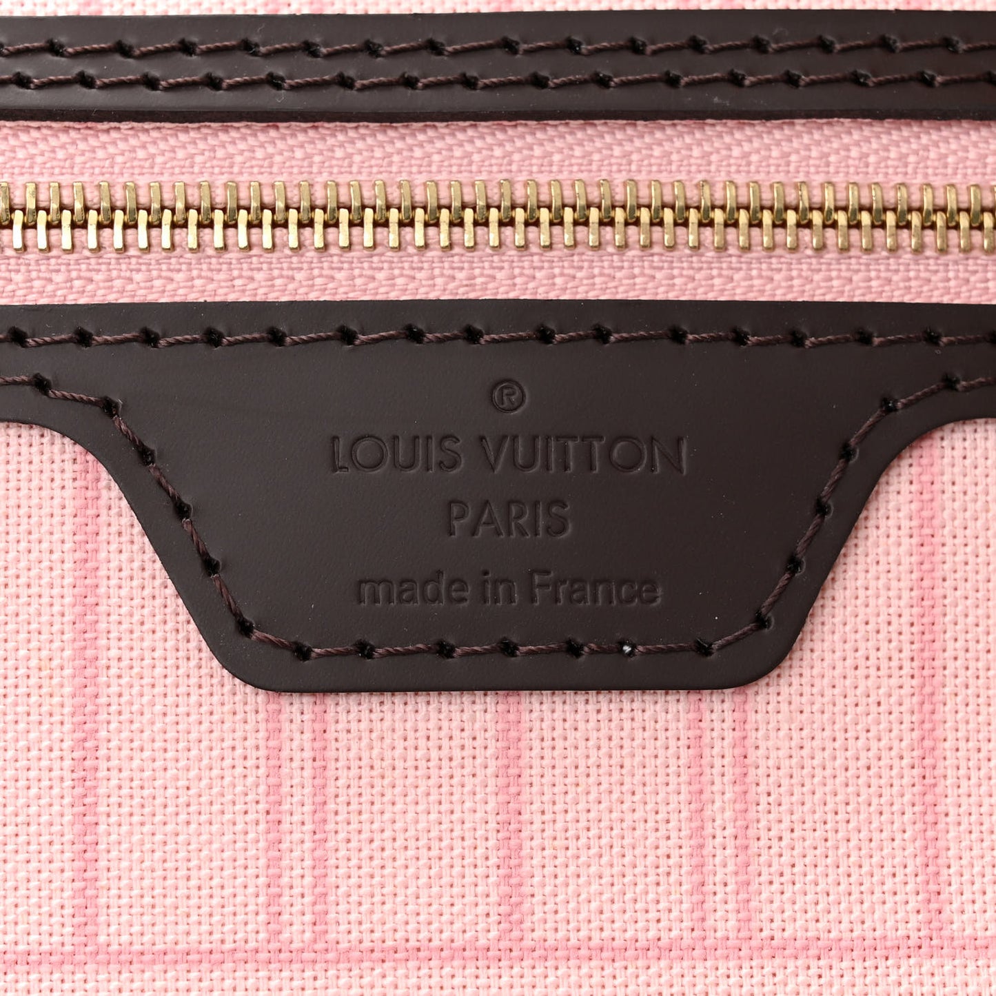 Damier Ebene Neo Neverfull MM Rose Ballerine