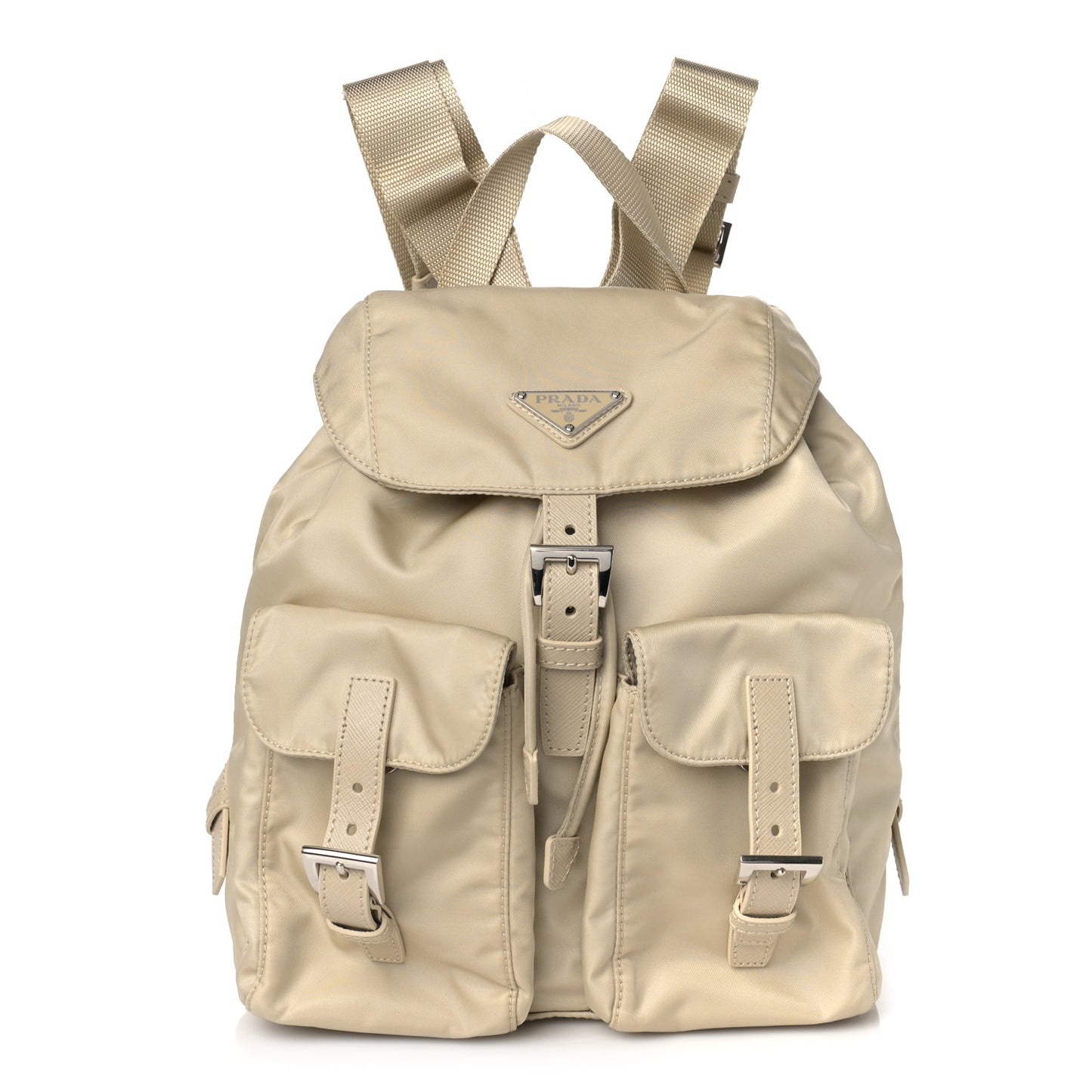Nylon Vela Small Backpack Deserto