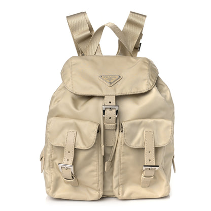 Prada Nylon Vela Small Backpack Deserto 1 of 7
