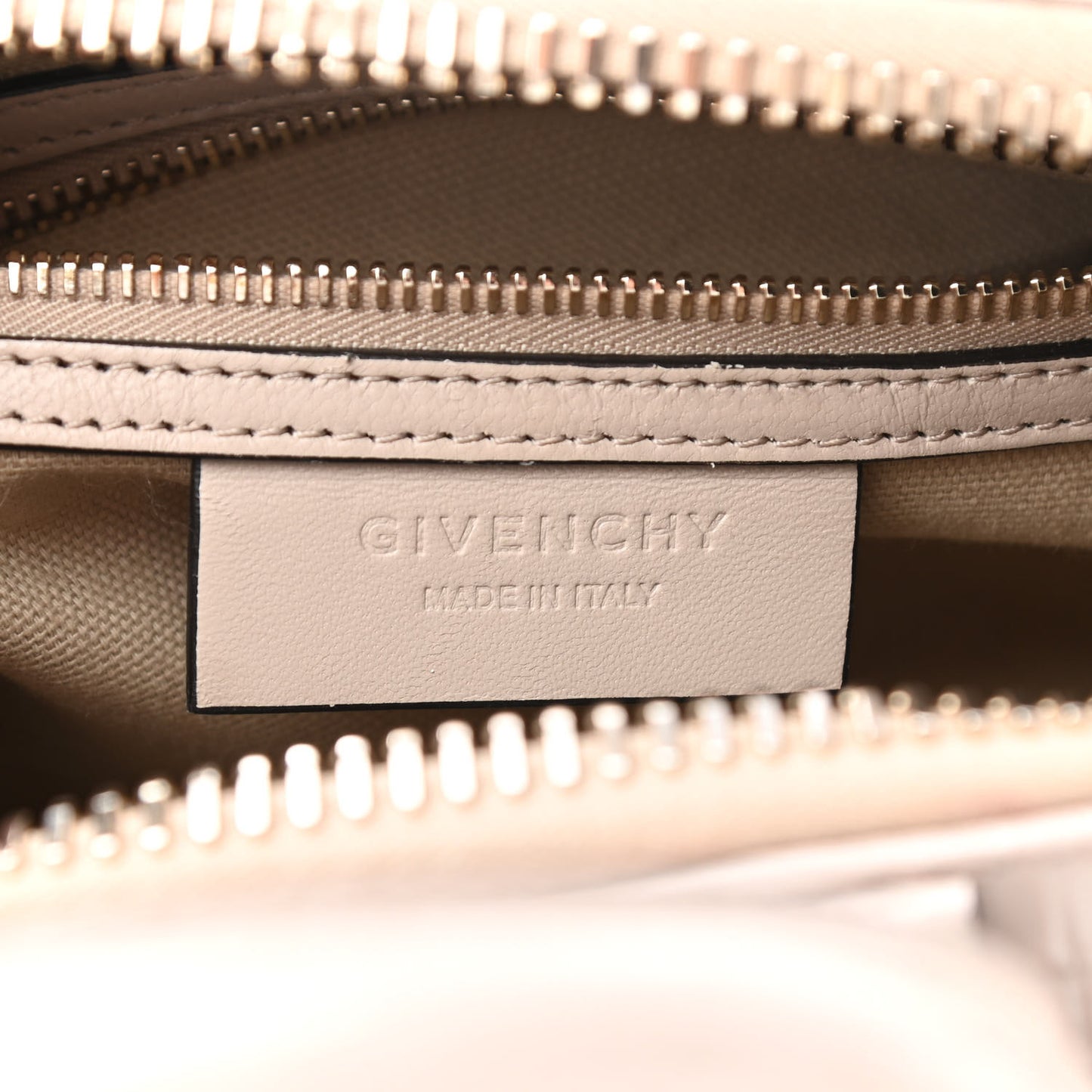 Calfskin Crocodile Embossed Mini Antigona Dune
