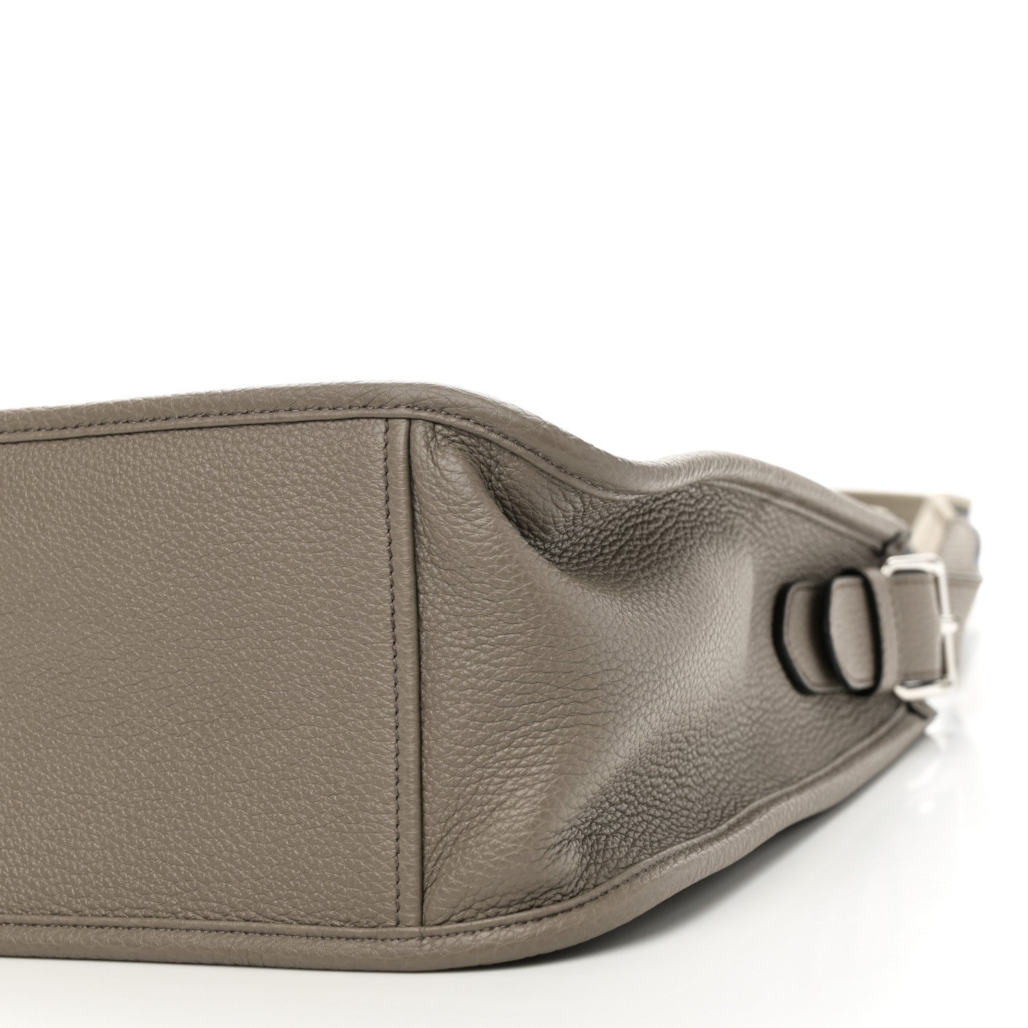 Prada Vitello Daino Soft Hobo Messenger Bag Argilla 9 of 9