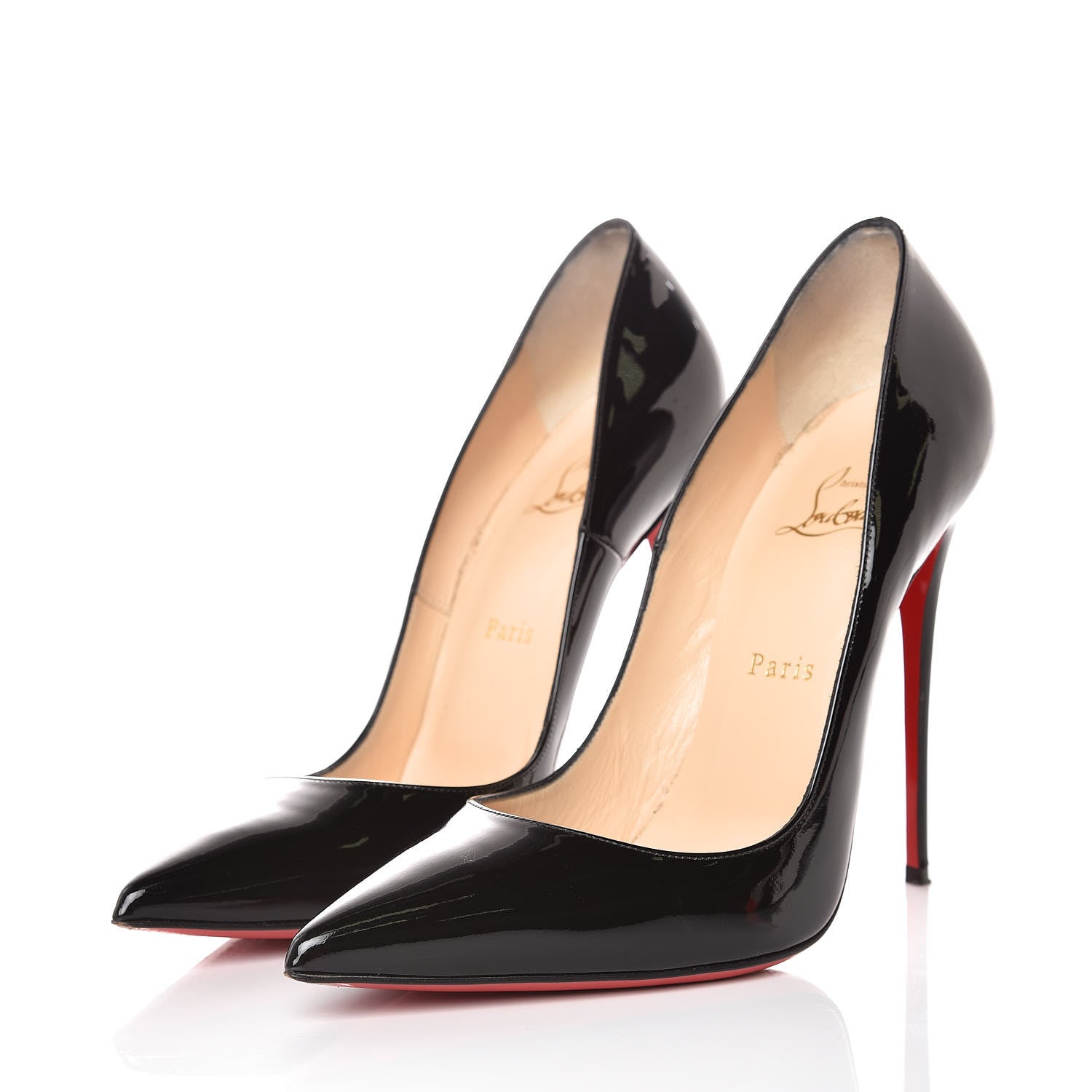 Christian Louboutin Patent So Kate 120 Pumps 40 Black 3 of 8
