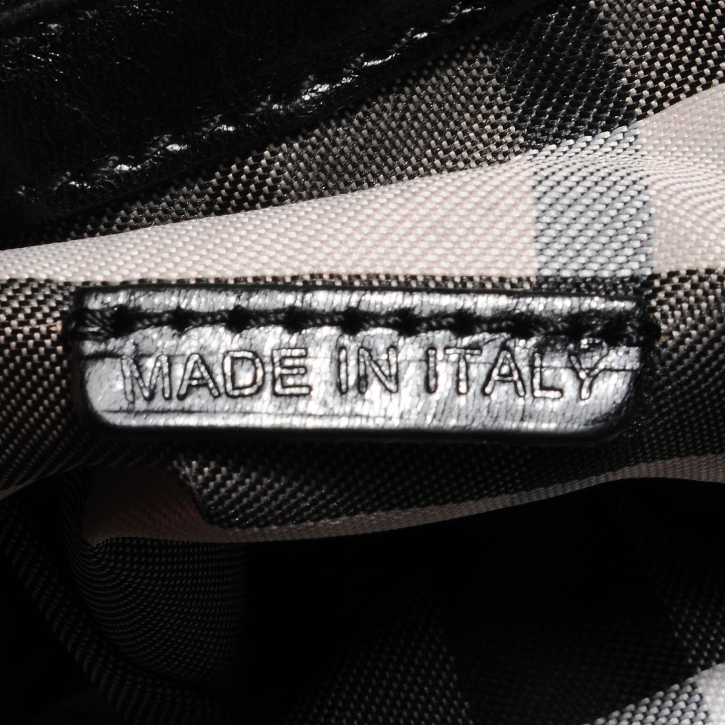 Lambskin Studded Sling Bag Black