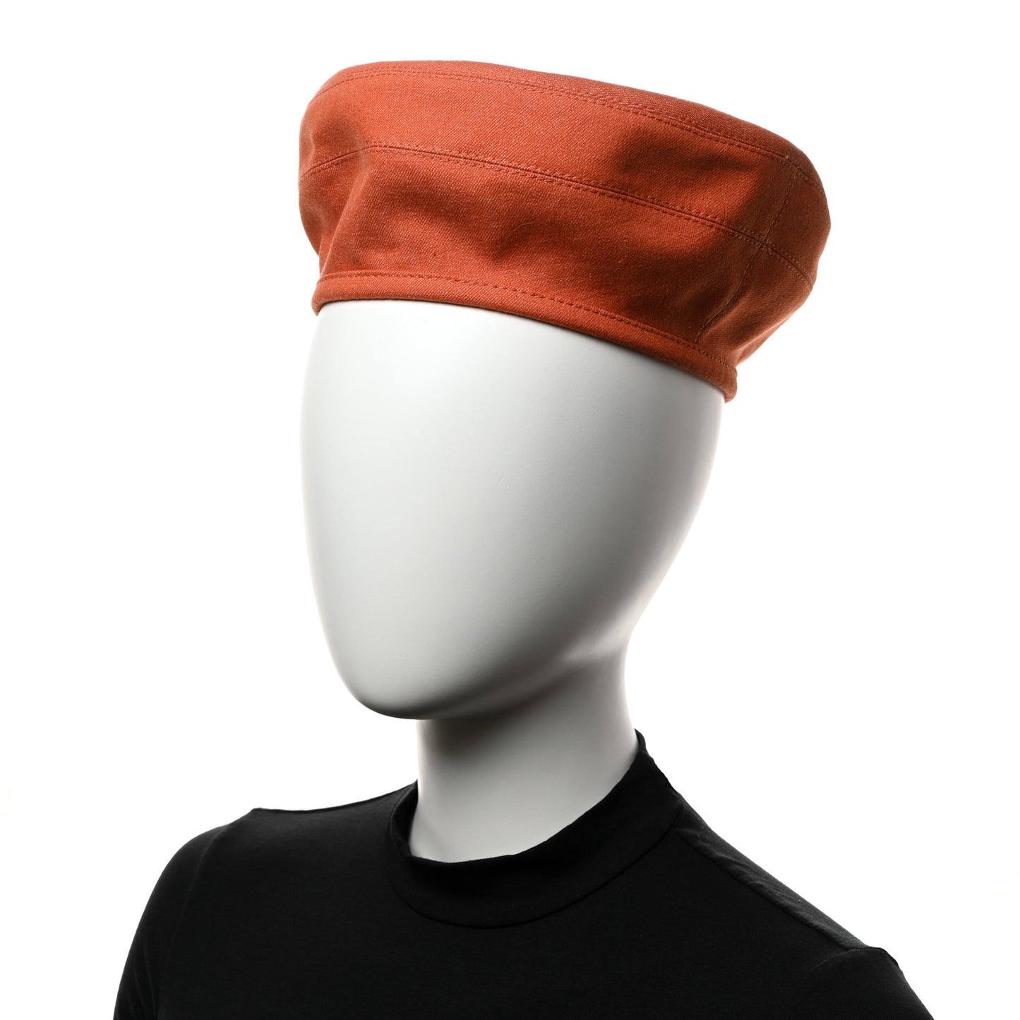 Denim Saint Honore Cliquetis Beret Hat 56 Orange Meranti