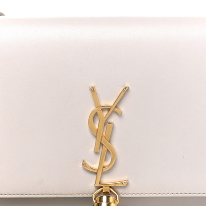 Saint Laurent Smooth Calfskin Classic Monogram Kate Tassel Chain Wallet Porcellana 9 of 14