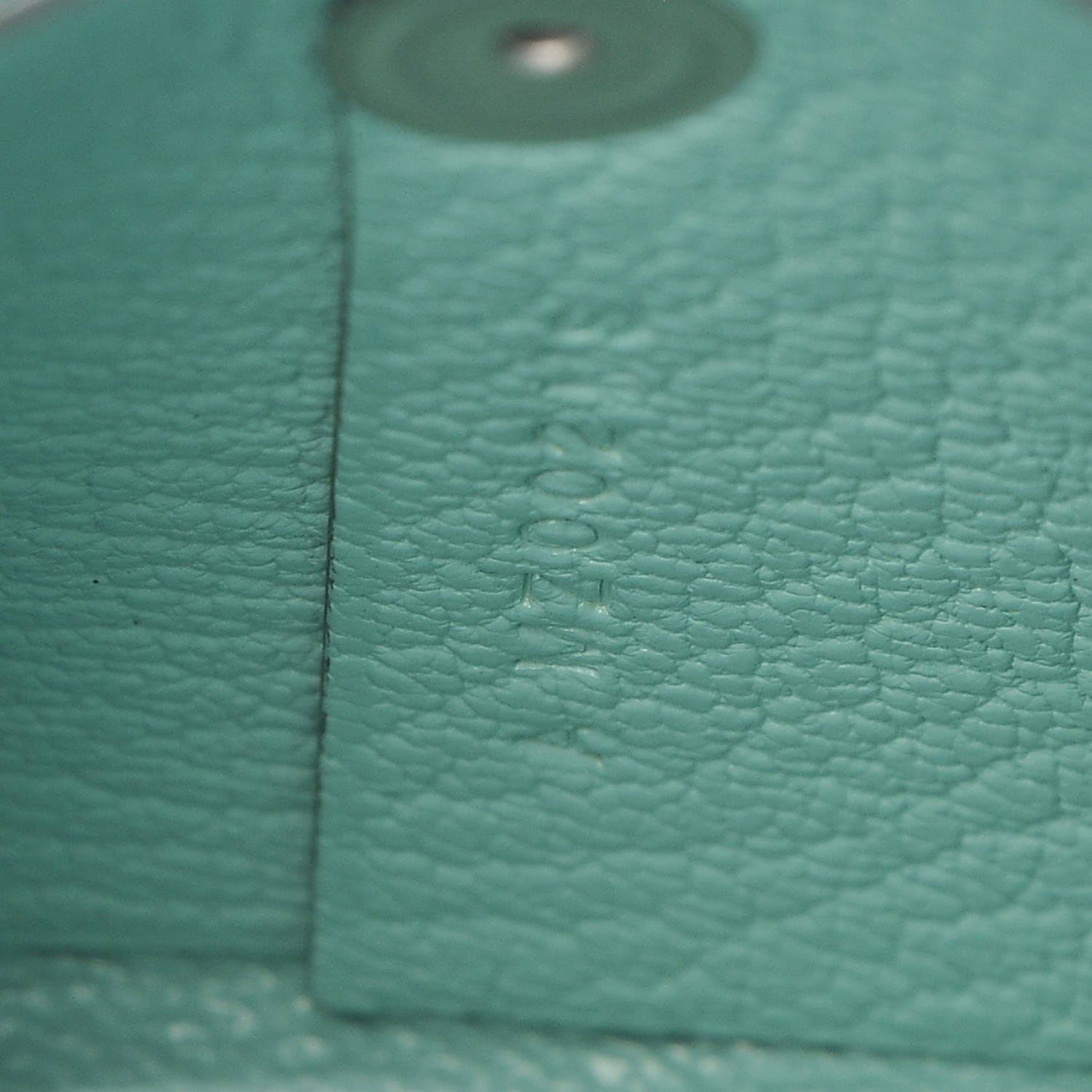 Hermes Chevre Mysore Bastia Coin Purse Aqua 7 of 8