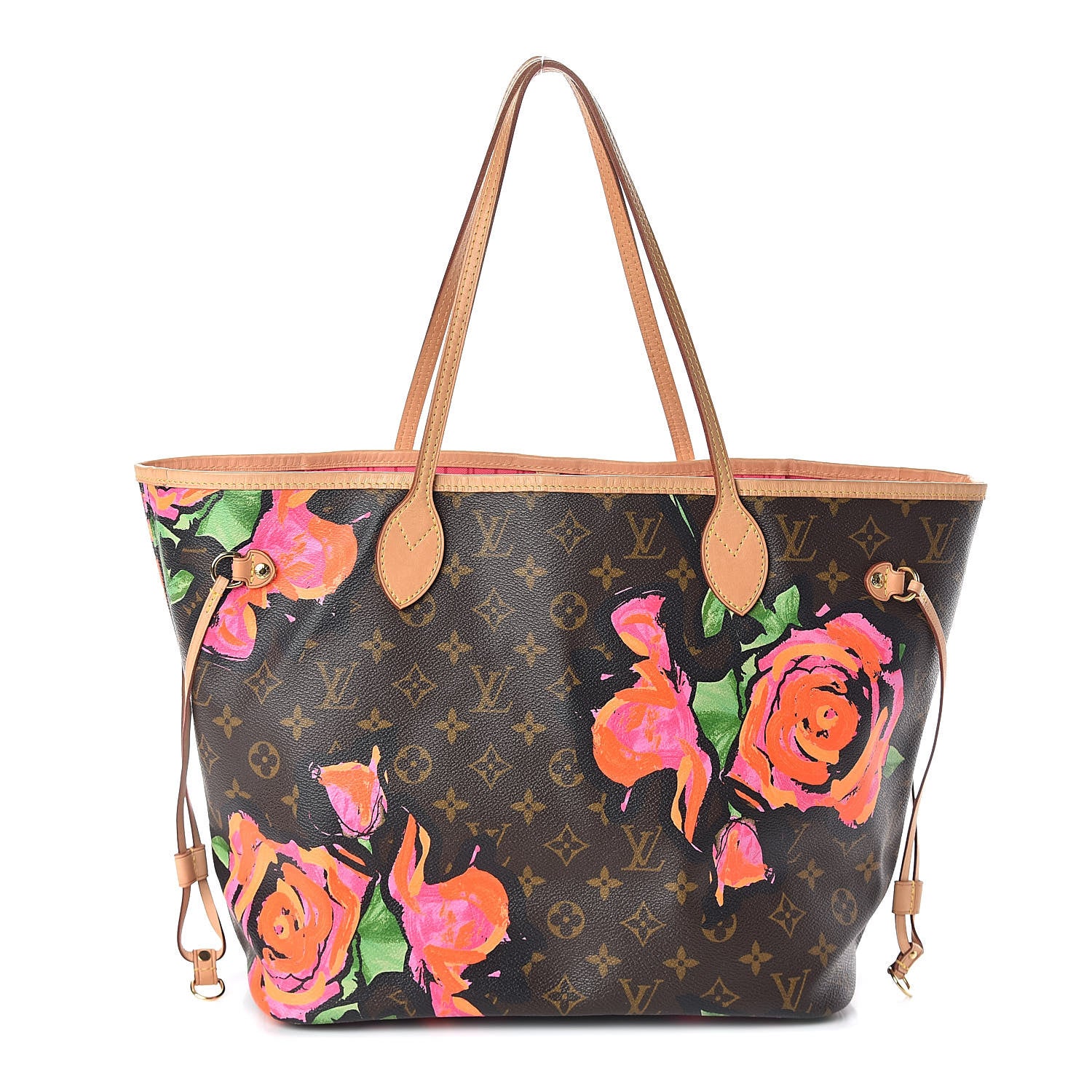 Louis Vuitton Monogram Roses Neverfull MM 1 of 15