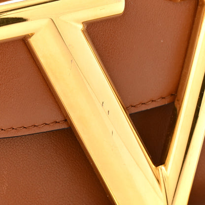 Valentino Garavani Calfskin Small Supervee Crossbody Bag Saddle Brown 11 of 11