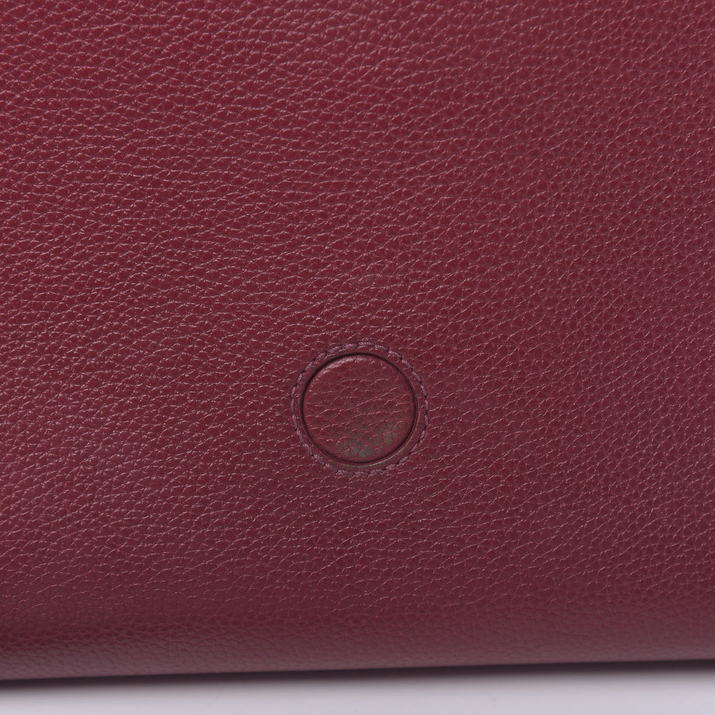Grained Calfskin Monogram Double V Rubis