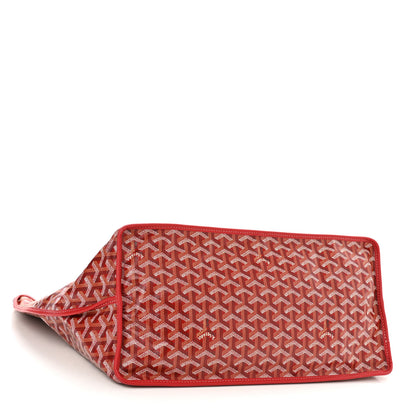 Goyard Goyardine Reversible Anjou GM Red 5 of 15