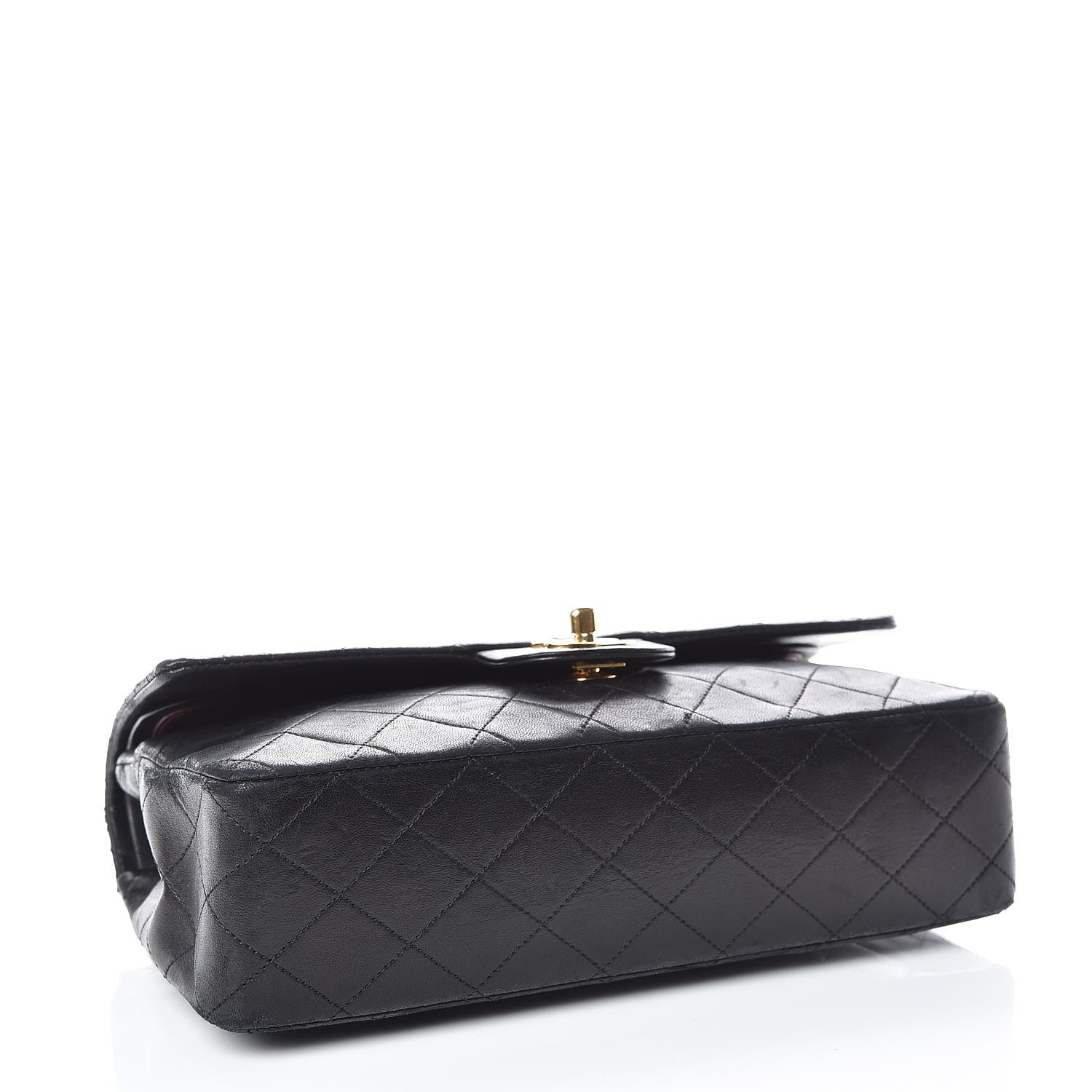 Chanel Lambskin Quilted Medium Double Flap Black 4 of 19