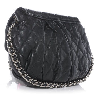 Chanel Lambskin Chain Around Medium Messenger Bag Black 3 of 9