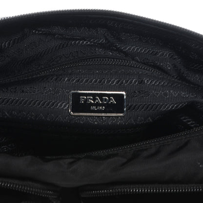 Prada Nylon Vela Messenger Bag Black 6 of 7