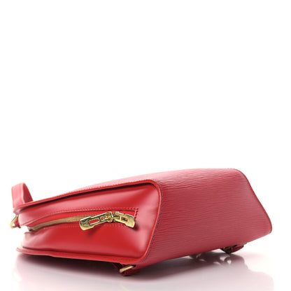 Louis Vuitton Epi Mabillon Backpack Castillan Red 4 of 13