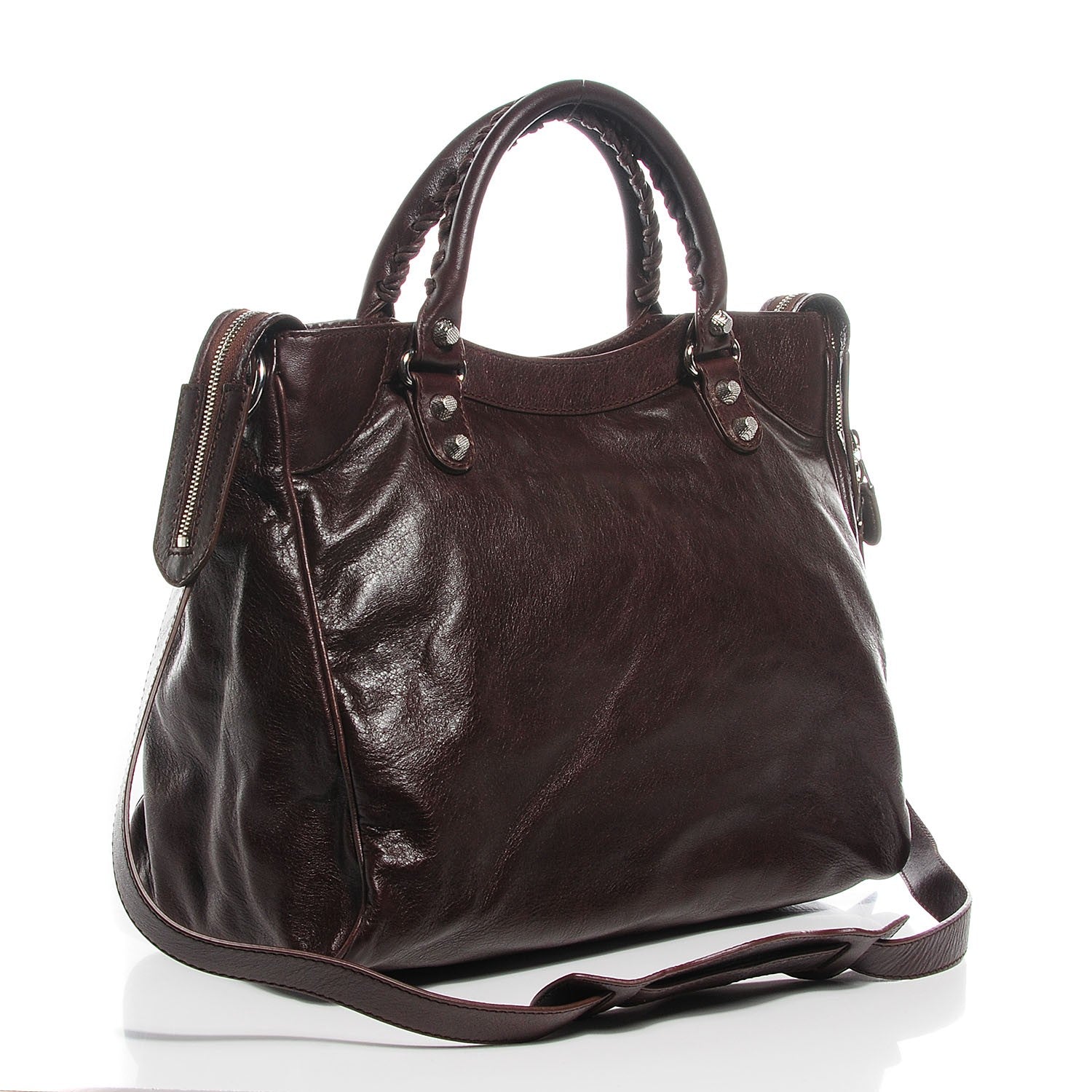 Balenciaga Agneau Giant 12 Silver Hardware Velo Cigar Fonce 3 of 14