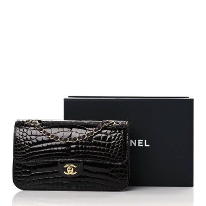 Chanel Alligator Medium Double Flap Purple 13 of 13