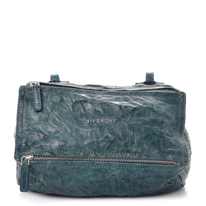 Givenchy Tumbled Sheepskin Mini Pandora Mineral Blue 1 of 10