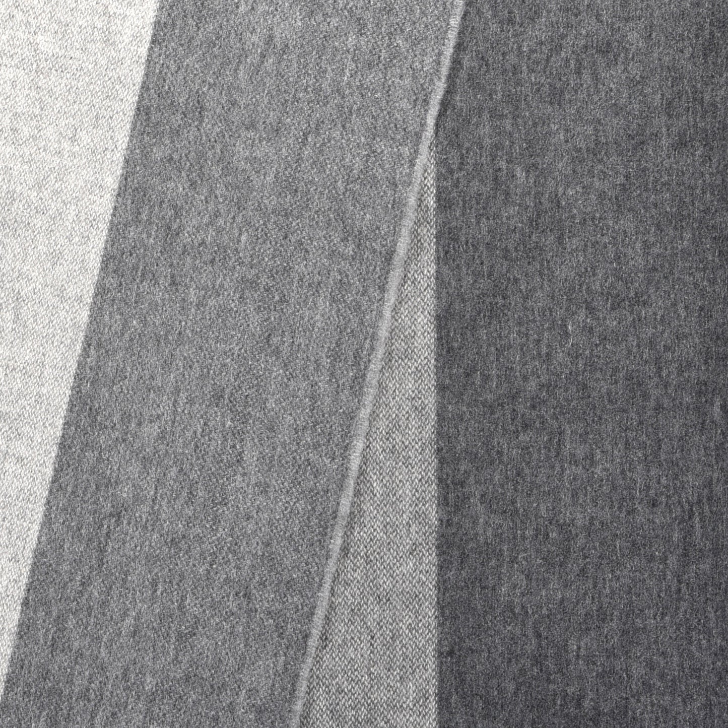 Cashmere Summer Block Muffler Gris Chine